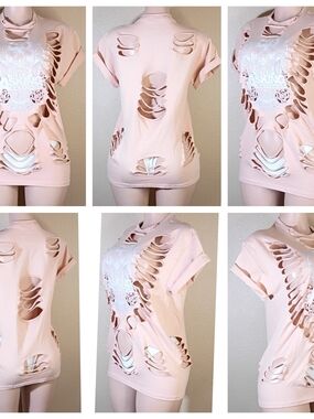 Asking Alexandria Custom Distressed Tshirt